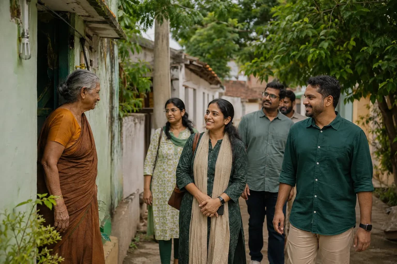 About Abhina — AI-generated illustrative image