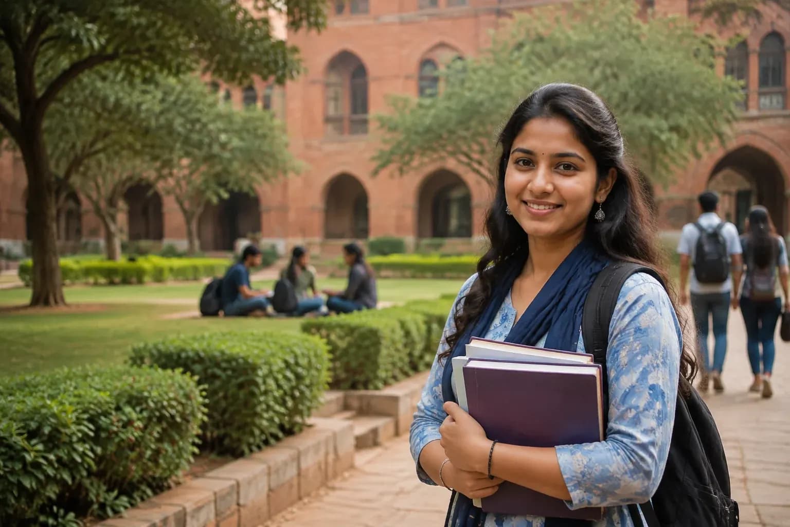 Opening doors through scholarships — AI-generated illustrative image